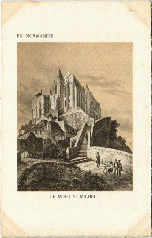 Carte postale ancienne Le Mont-Saint-Michel au Mont-Saint-Michel