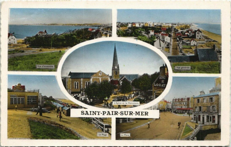 Carte postale ancienne Saint-Pair-sur-Mer à Saint-Pair-sur-Mer