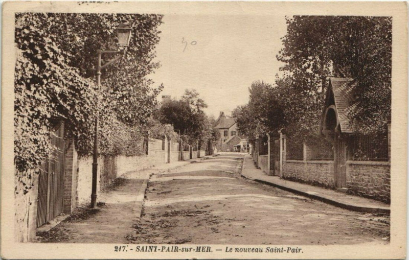 Carte postale ancienne Saint-Pair-sur-Mer-Le nouveau Saint-Pair à Saint-Pair-sur-Mer