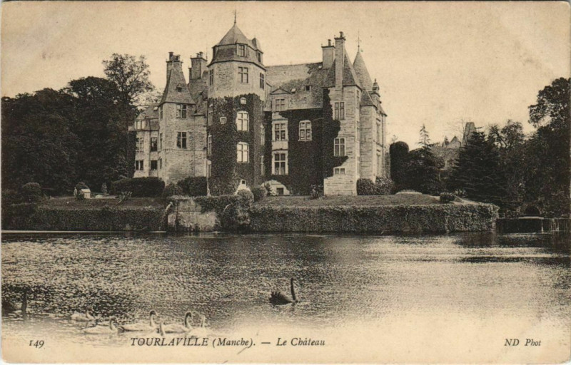Carte postale ancienne Tourlaville-Le Chateau