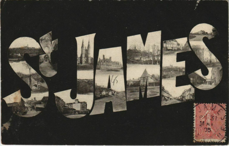 Carte postale ancienne Saint-James à Saint-James