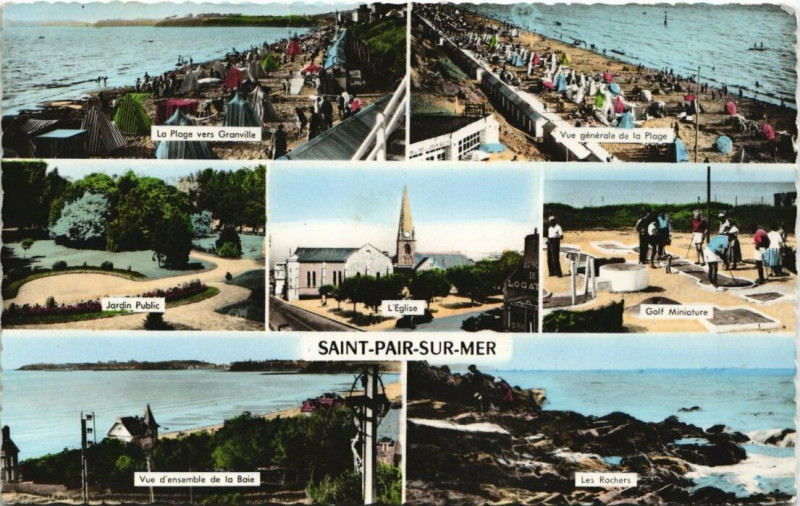 Carte postale ancienne Saint-Pair-sur-Mer à Saint-Pair-sur-Mer
