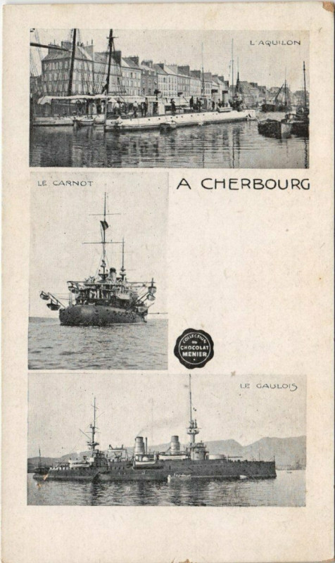 Carte postale ancienne A Cherbourg