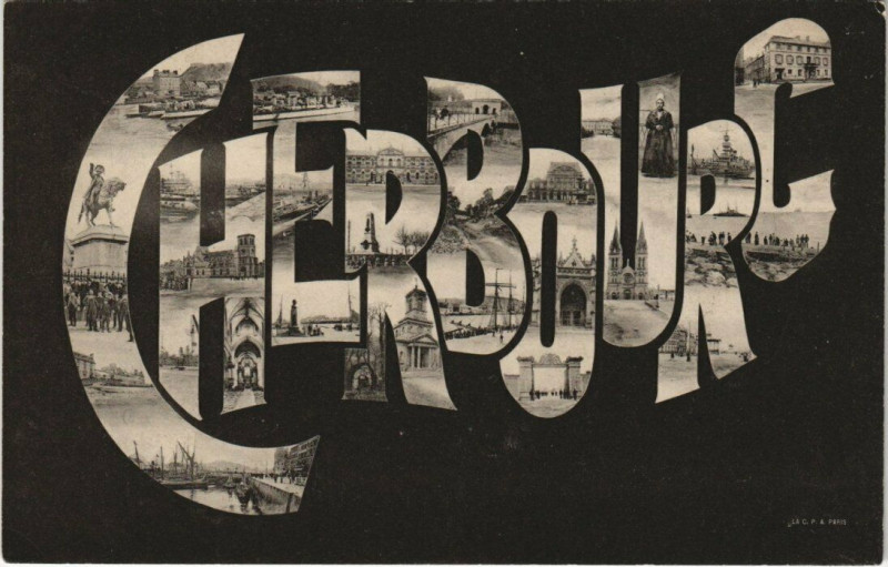 Carte postale ancienne Cherbourg