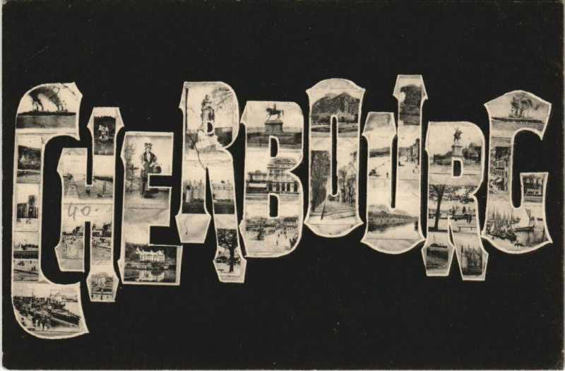 Carte postale ancienne Cherbourg