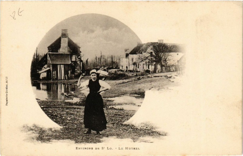 Carte postale ancienne Environs de Saint-Lo - Le Hutrel à Saint-Lô