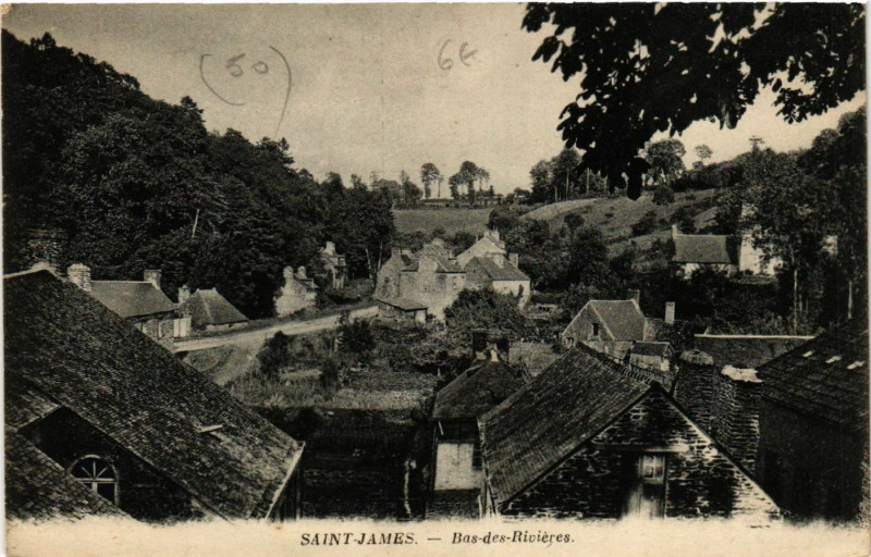 Carte postale ancienne Saint-James - Bas-des-Riviéres à Saint-James