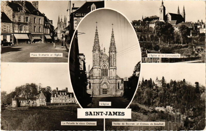 Carte postale ancienne Saint-James à Saint-James