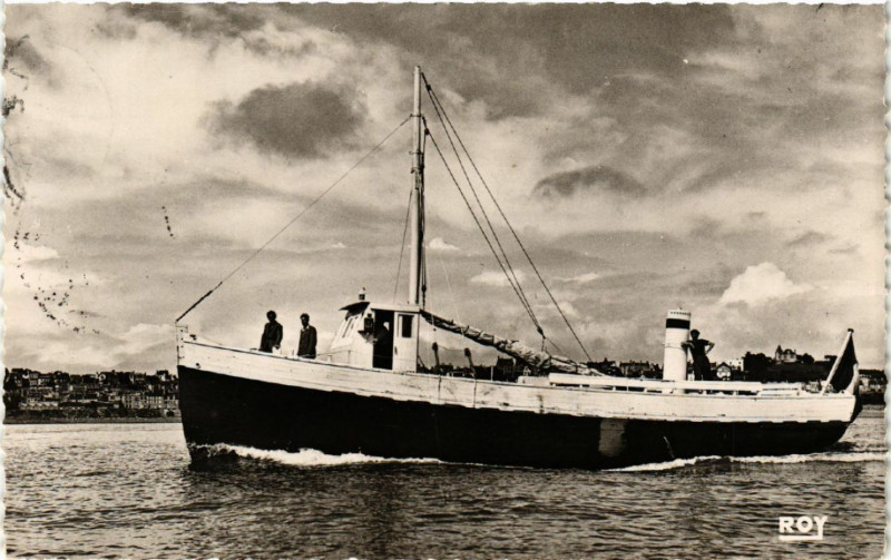 Carte postale ancienne Vedettes Vertes -Granvillaises - La Mouette à Ver