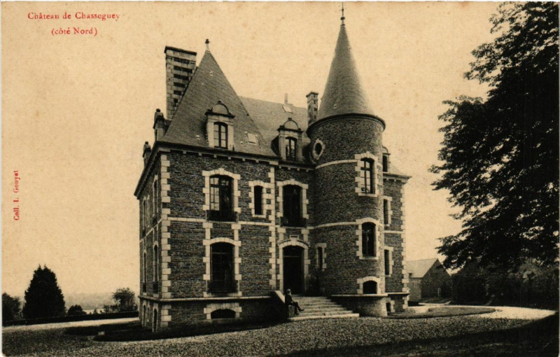 Carte postale ancienne Cháteau de Chasseguey (coté Nord)