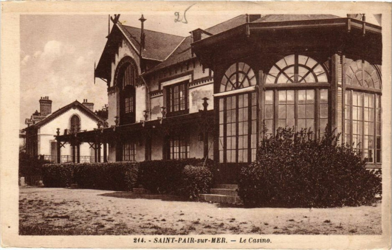 Carte postale ancienne Saint-Pair-sur-Mer - Le Casino à Saint-Pair-sur-Mer