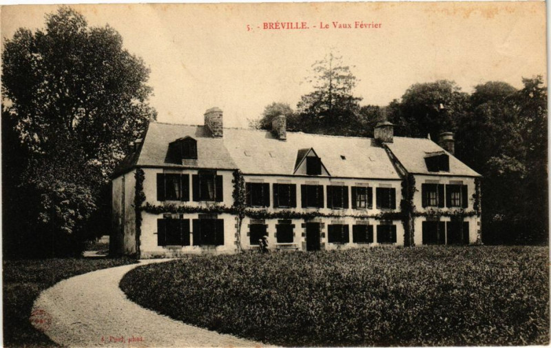 Carte postale ancienne Breville - Le Vaux Fevrier