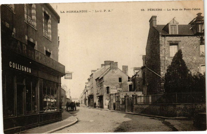 Carte postale ancienne Saint-Martin-de-Brehal à Bréhal