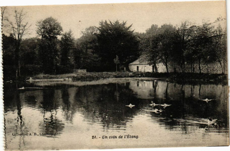 Carte postale ancienne Un coin de l'Etang