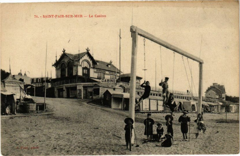 Carte postale ancienne Saint-Pair-sur-Mer - Le Casino à Saint-Pair-sur-Mer