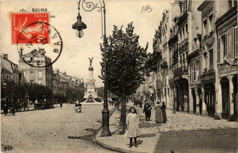 Carte postale ancienne Reims à Reims