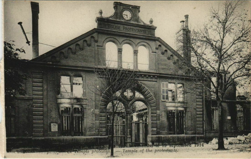 Carte postale ancienne Reims - Les Allemanis à Reims