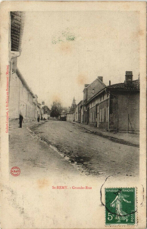 Carte postale ancienne Saint-Remy - Grande-Rue