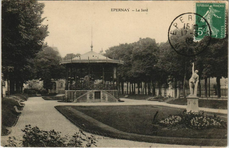 Carte postale ancienne Epernay-le-Jard à Épernay