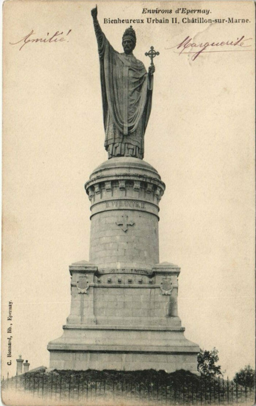 Carte postale ancienne Bienheureux Urbain Ii Chatillon sur Marne