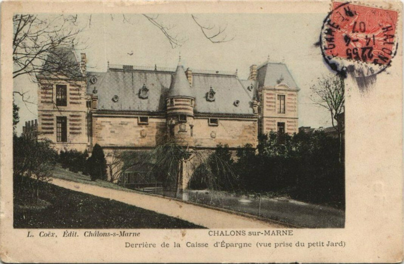 Carte postale ancienne Chalons-sur-Marne Coex Edit Chalons s Marne