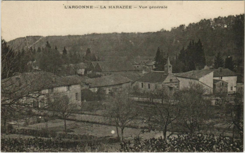 Carte postale ancienne La Harazee - Vue générale
