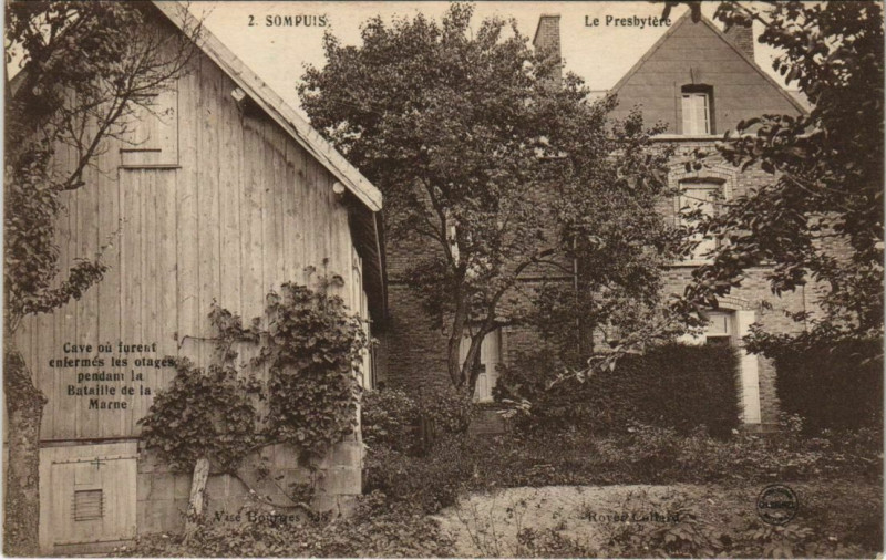Carte postale ancienne Sompuis - La Presbytere à Sompuis