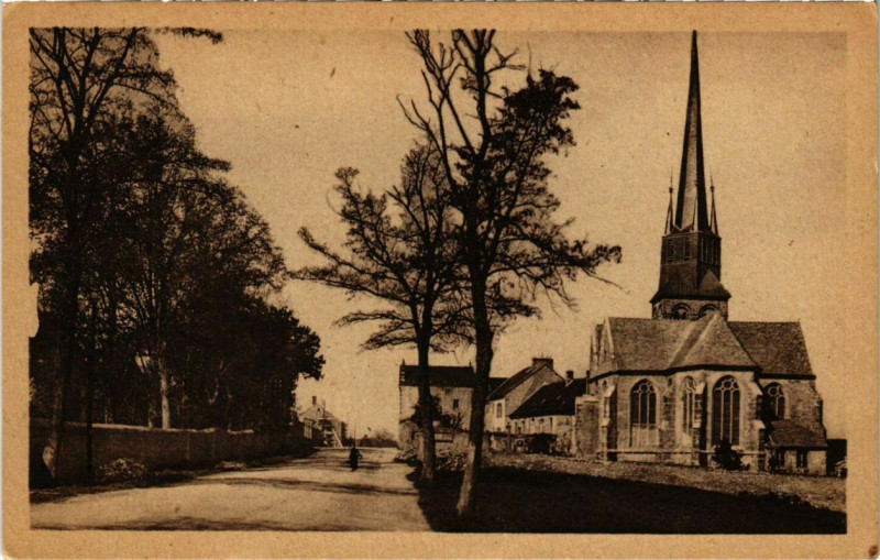 Carte postale ancienne Port-a-Binson - L'Eglise