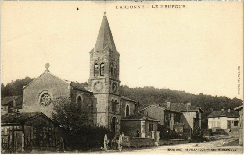 Carte postale ancienne L'Argonne - Le Neufour
