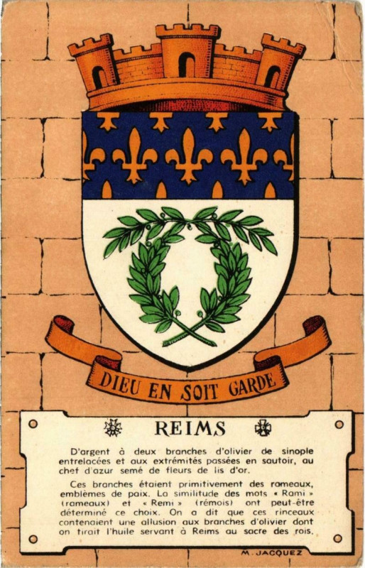 Carte postale ancienne Reims à Reims