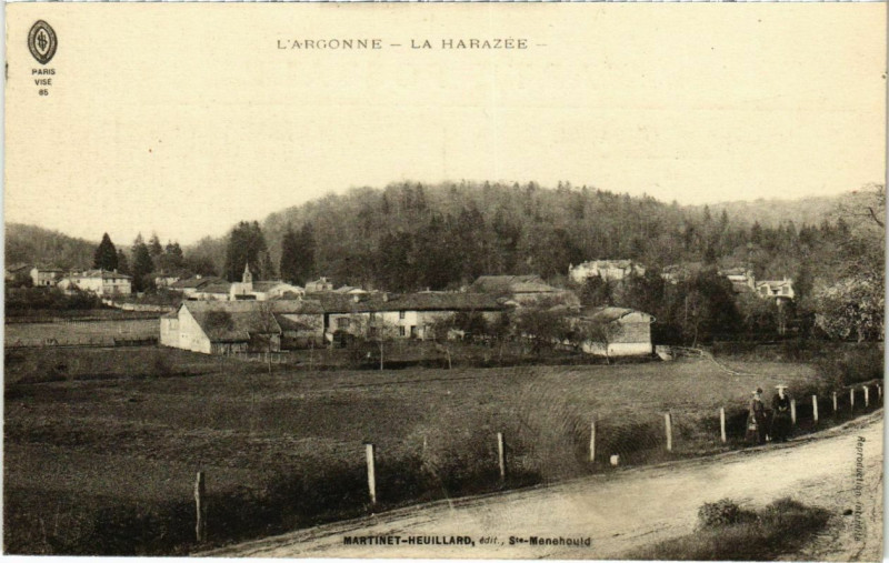 Carte postale ancienne L'Argonne - La Harazee