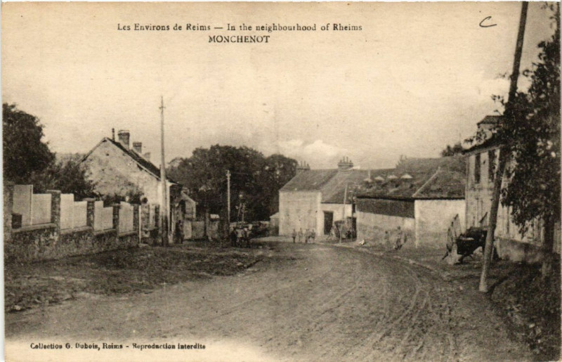 Carte postale ancienne Les Env. de Reims Monchenot à Reims