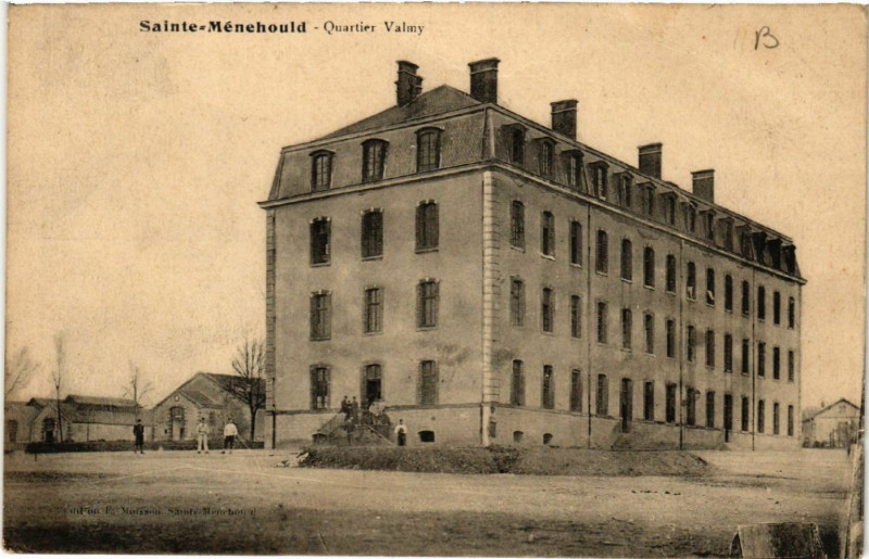 Carte postale ancienne Sainte-Menehould Quartier Valmy à Sainte-Menehould