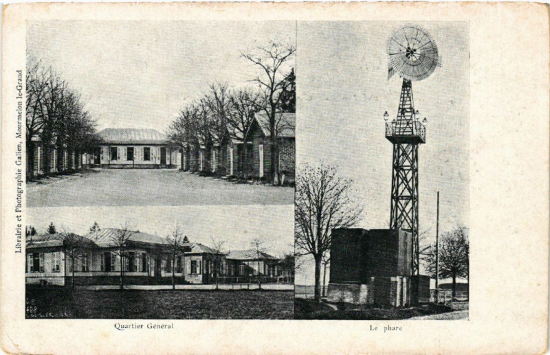 Carte postale ancienne Quartier General Le phare