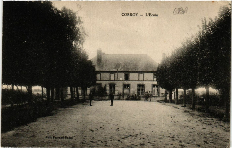 Carte postale ancienne Corroy-L'Ecole à Corroy