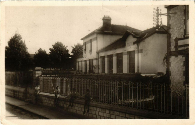 Carte postale ancienne Chaintrix Marne-L'Ecole