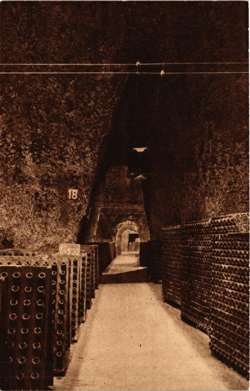 Carte postale ancienne Reims Champagne Pommery & Greno à Reims
