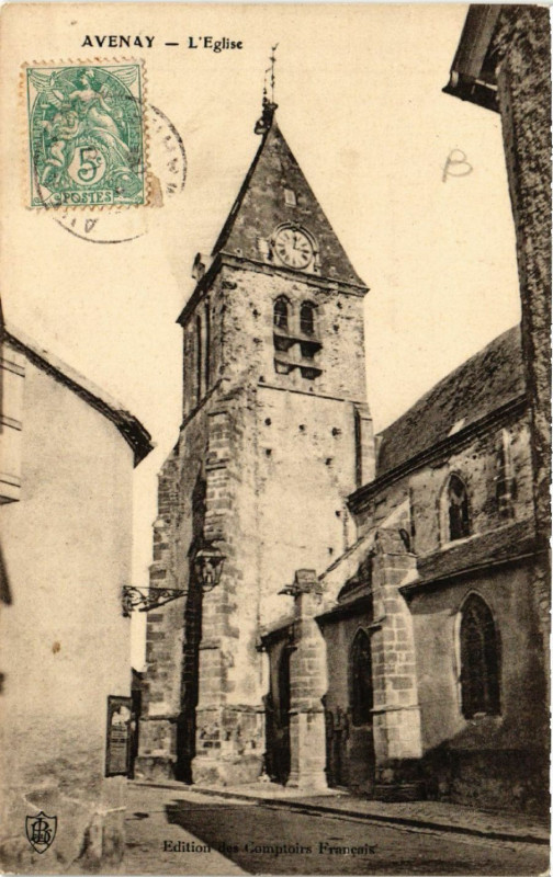 Carte postale ancienne Avenay L'Eglise