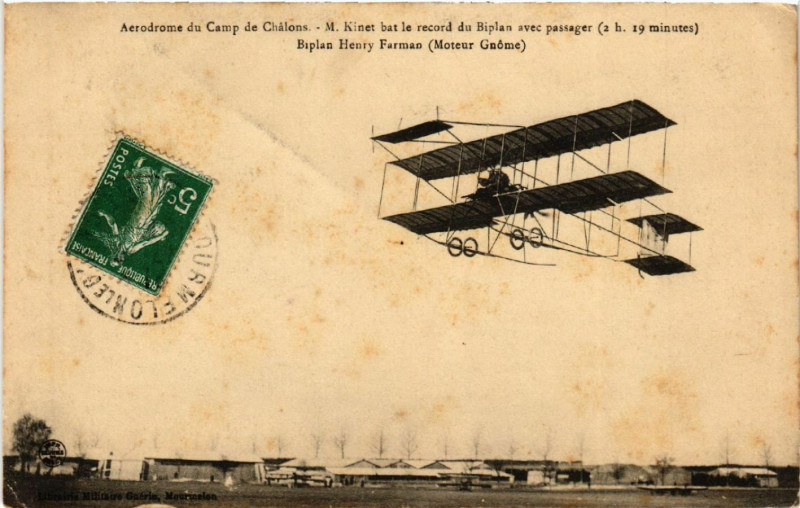 Carte postale ancienne Camp de Chalons