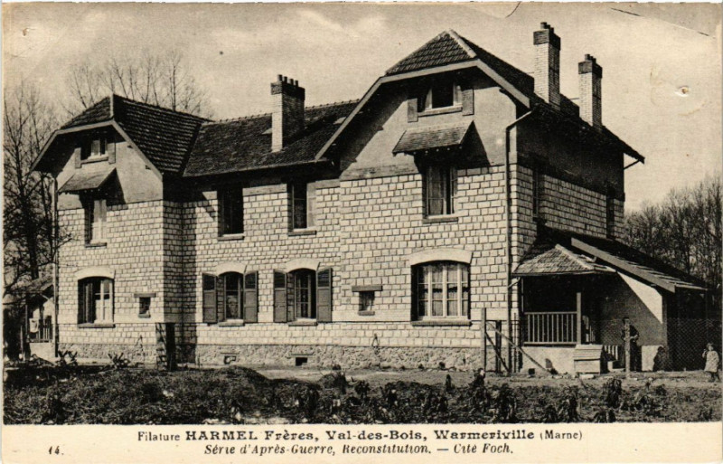 Carte postale ancienne Warmeriville Val des Bois à Warmeriville