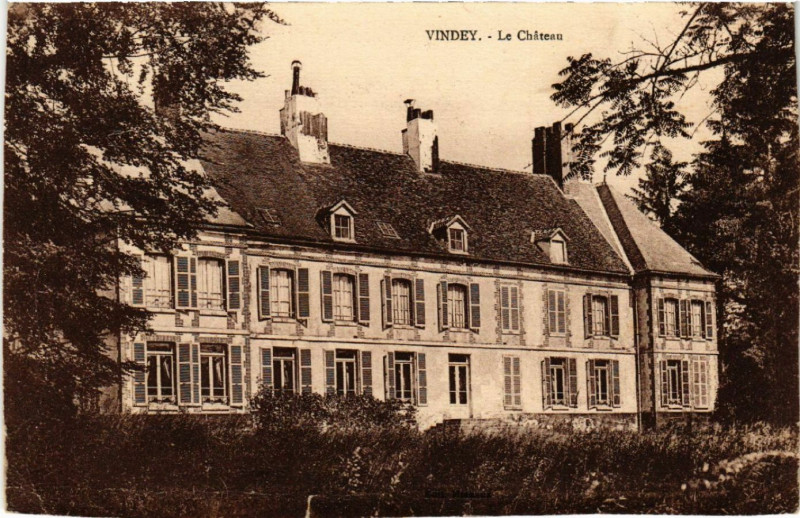 Carte postale ancienne Vindey Le Chateau à Vindey