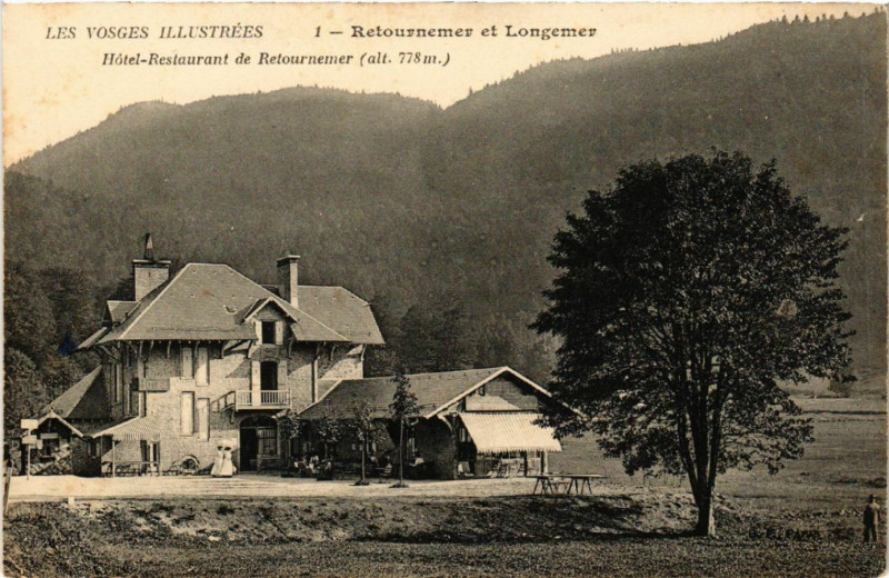 Carte postale ancienne Hotel-Restaurant de Retournemer