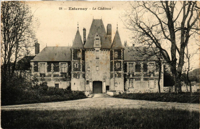 Carte postale ancienne Esternay Le Chateau à Esternay