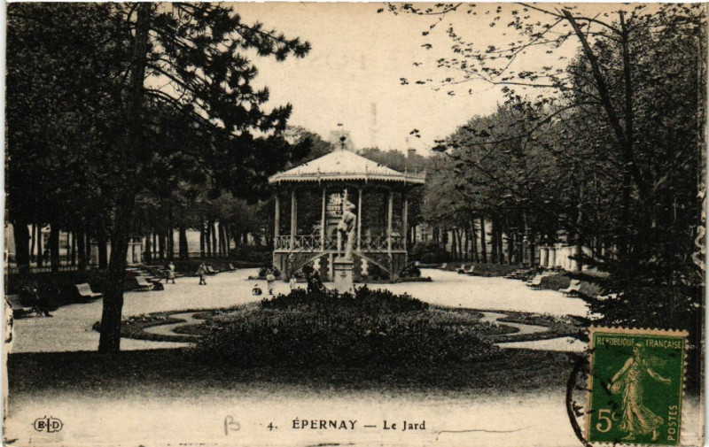 Carte postale ancienne Epernay-le-Jard à Épernay