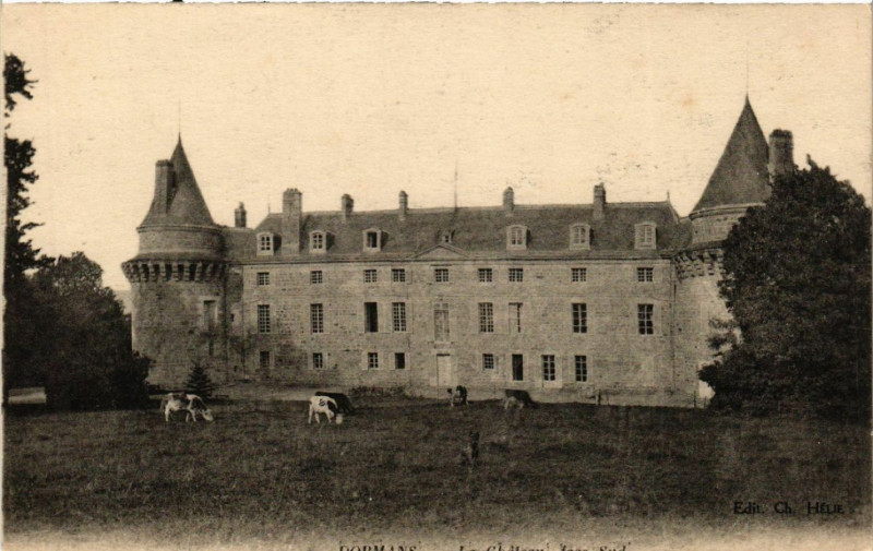 Carte postale ancienne Dormans Le Chateau à Dormans