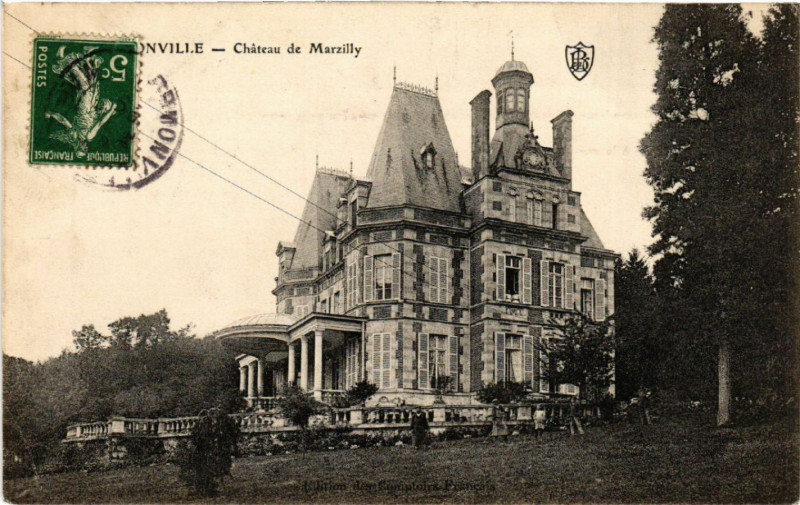 Carte postale ancienne Chateau de Marzilly