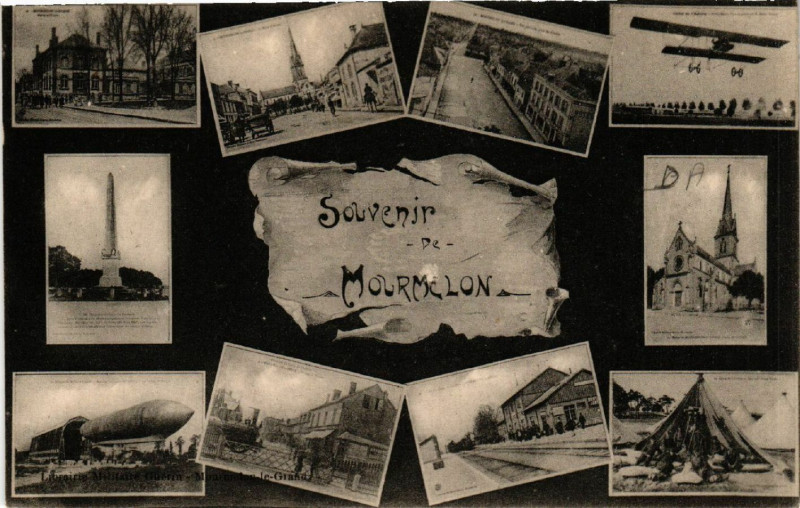 Carte postale ancienne Souvenir de Mourmelon