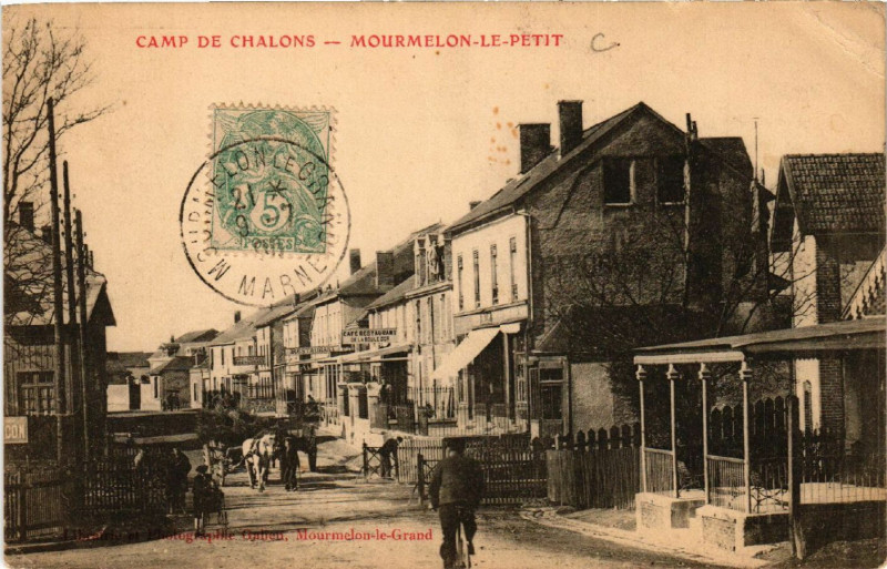 Carte postale ancienne Mourmelon Le Petit Camp de Chalons à Mourmelon-le-Petit