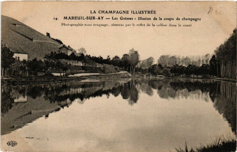 Carte postale ancienne Mareuil sur Ay Les Goisses à Isse