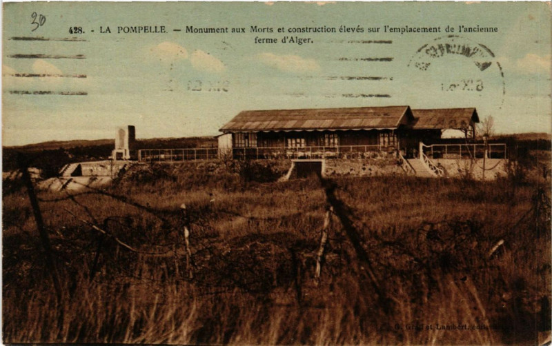Carte postale ancienne La Pompelle Monument aux Morts